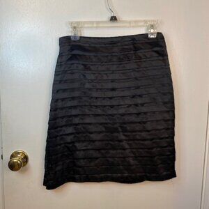 Lifestyle Attitude By Larry Levine silky Black skirt